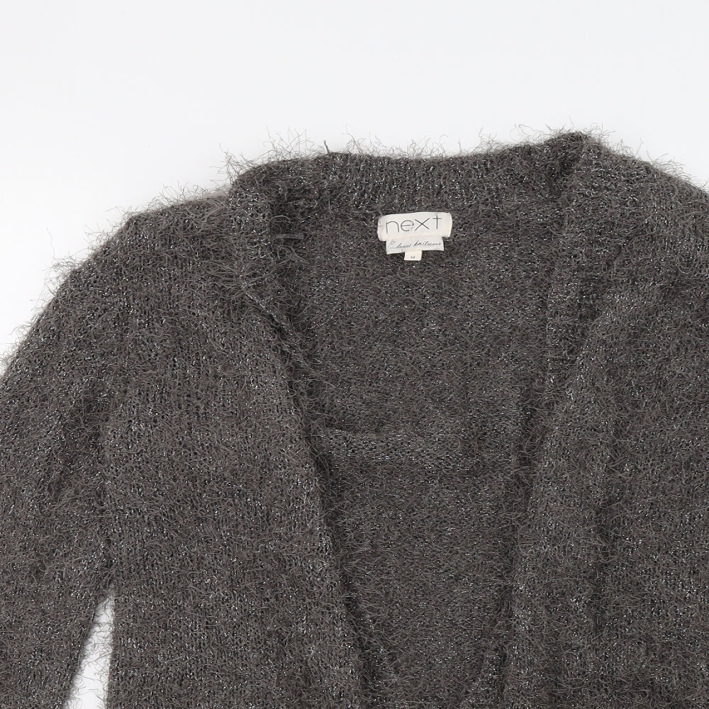 Womens UK Size M NEXT Grey Cardigan Jumper