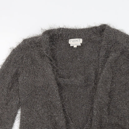 Womens UK Size M NEXT Grey Cardigan Jumper