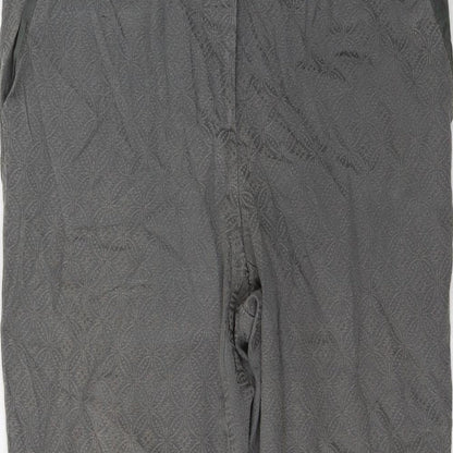 Womens UK Size 10 NEXT Regular Fit  Grey Trousers