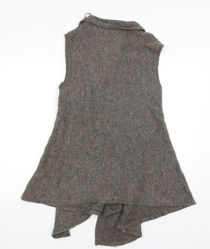 Womens UK Size L Atmosphere Brown Wrap Jumper