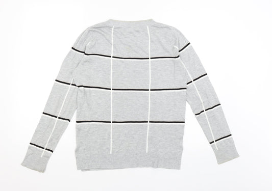 Womens UK Size 10 NEXT Grey Pullover Jumper