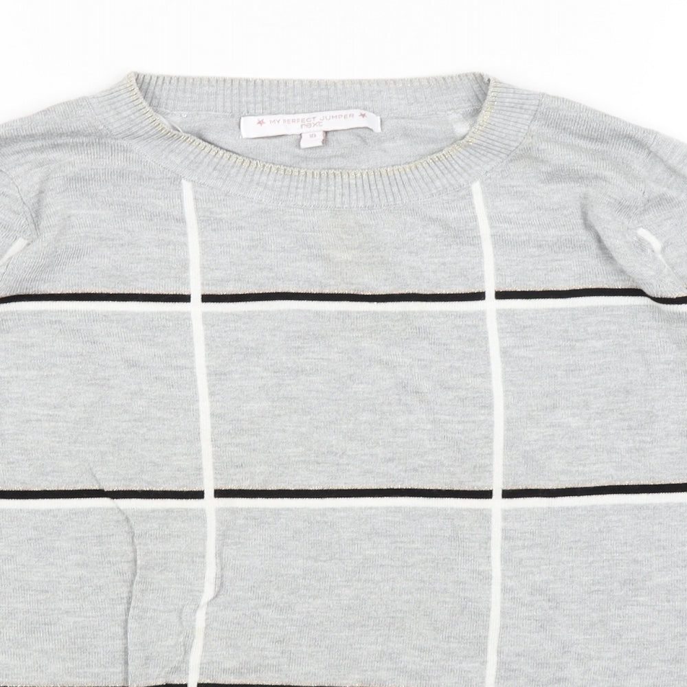 Womens UK Size 10 NEXT Grey Pullover Jumper
