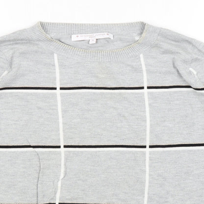Womens UK Size 10 NEXT Grey Pullover Jumper