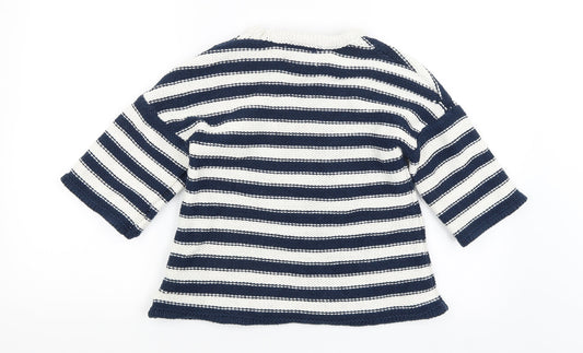 Womens UK Size 8 Bellfield Blue Pullover Jumper