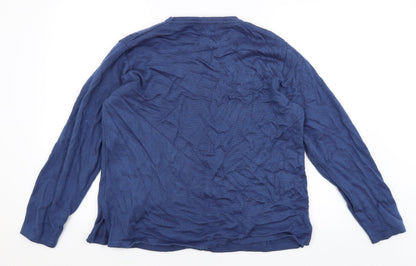 Dil Womens Blue   Cardigan Jumper Size XL