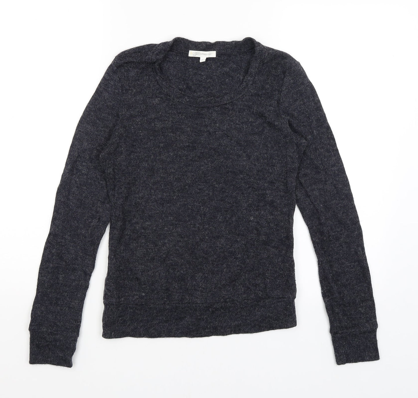 Womens UK Size 8 Glamourous Grey Pullover Jumper