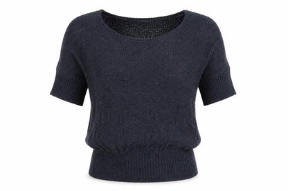 Womens UK Size S E-vie Blue Pullover Jumper