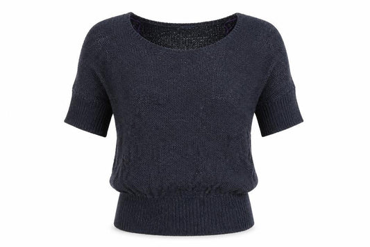 Womens UK Size S E-vie Blue Pullover Jumper
