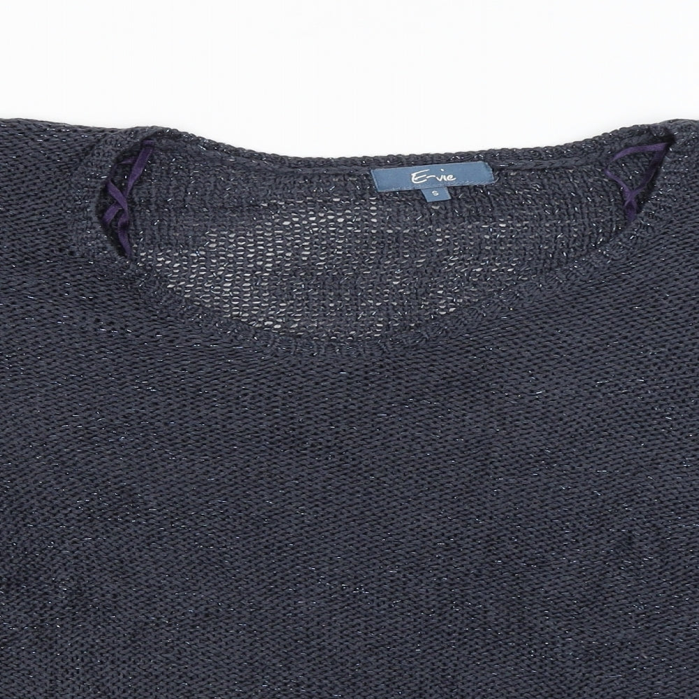 Womens UK Size S E-vie Blue Pullover Jumper