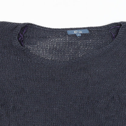 Womens UK Size S E-vie Blue Pullover Jumper