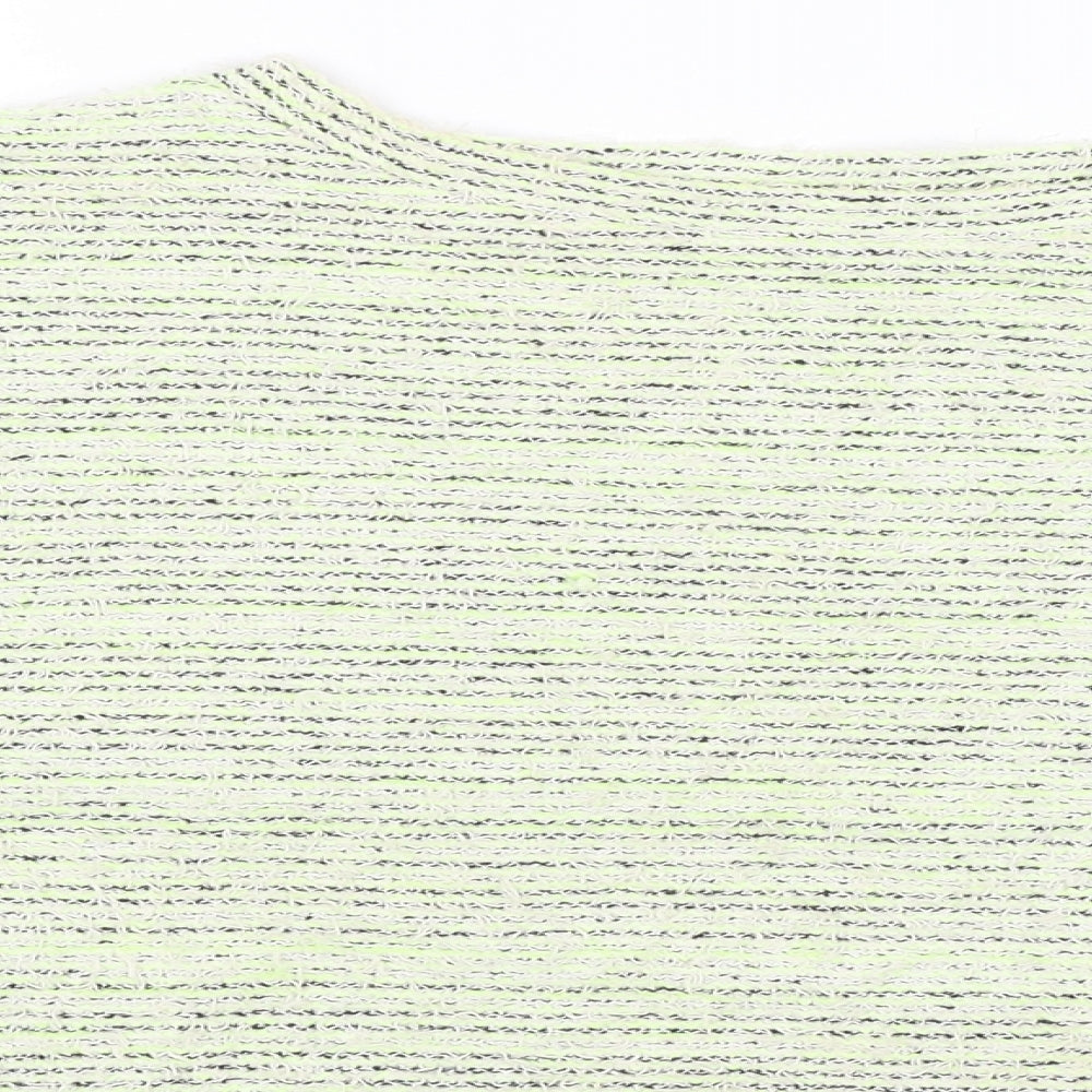 F&F Womens Green Striped  Pullover Jumper Size S