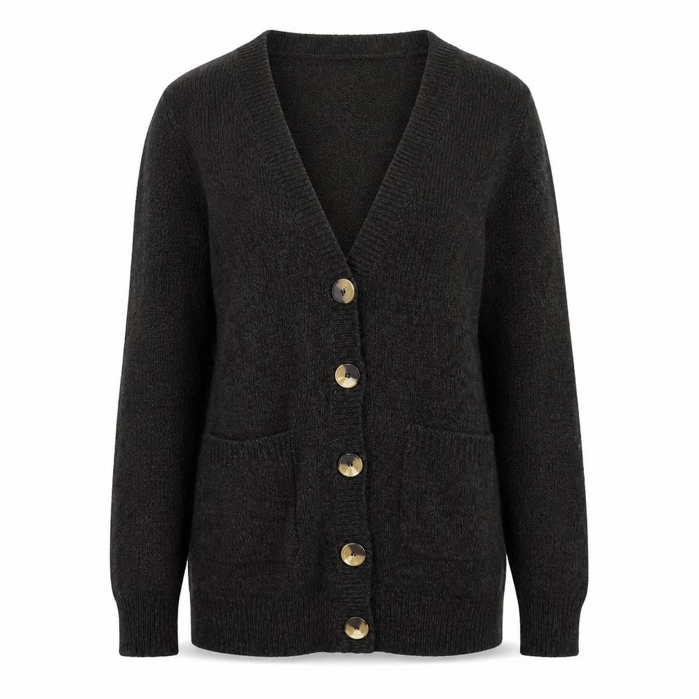 Womens UK Size 8 Divided Brown Cardigan Jumper