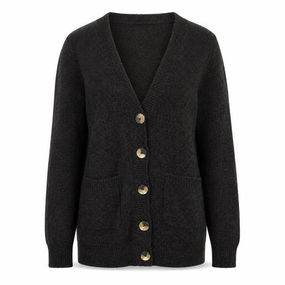 Womens UK Size 8 Divided Brown Cardigan Jumper