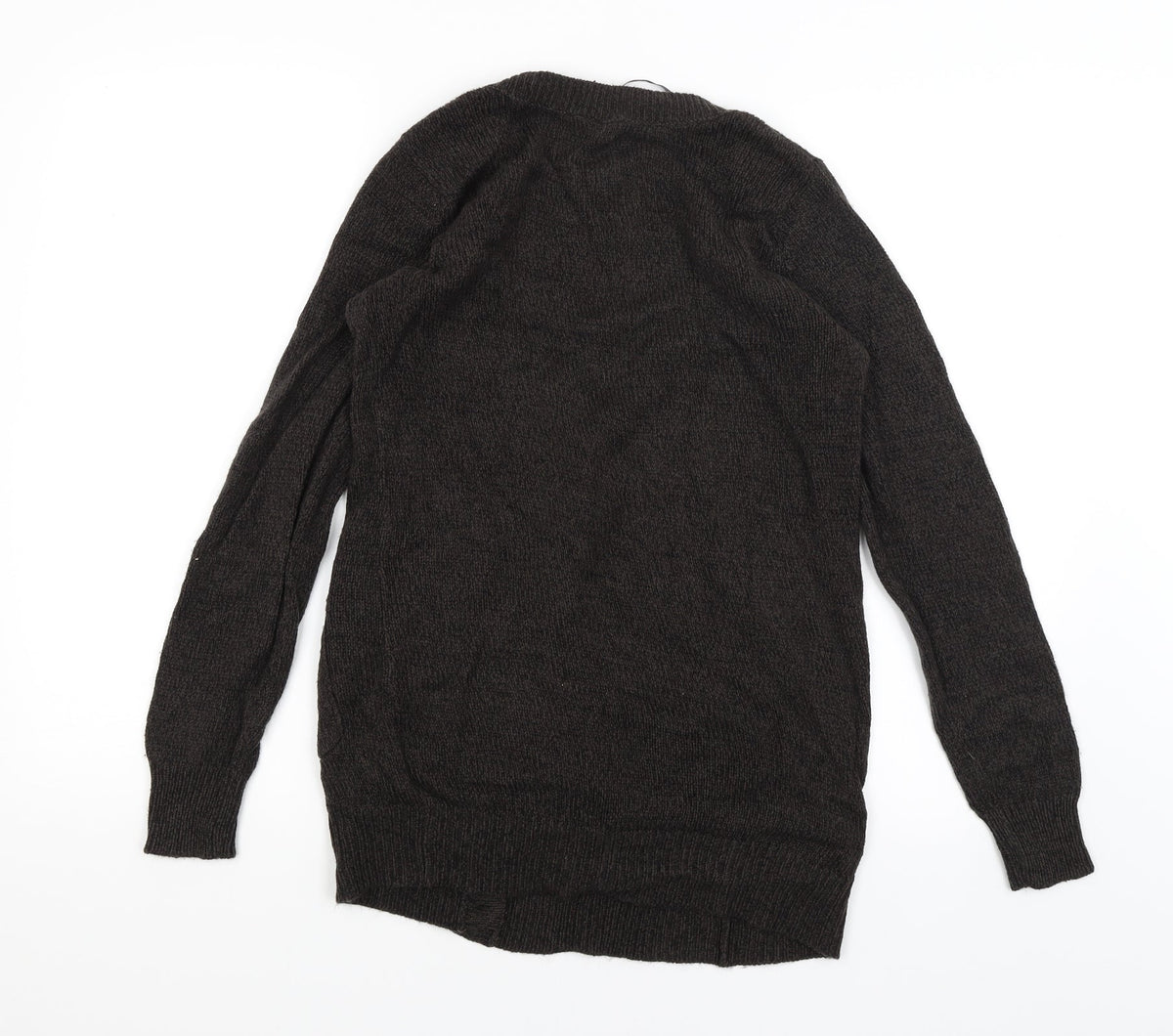 Womens UK Size 8 Divided Brown Cardigan Jumper
