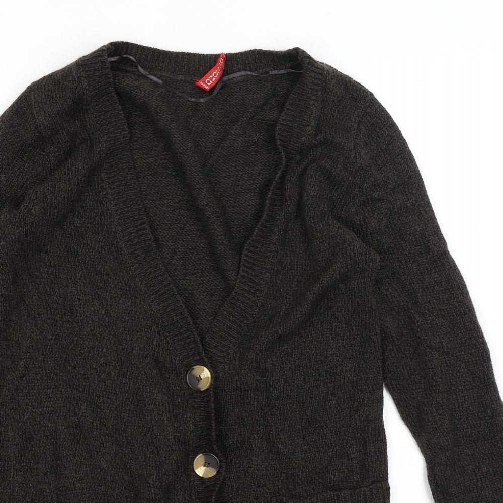 Womens UK Size 8 Divided Brown Cardigan Jumper