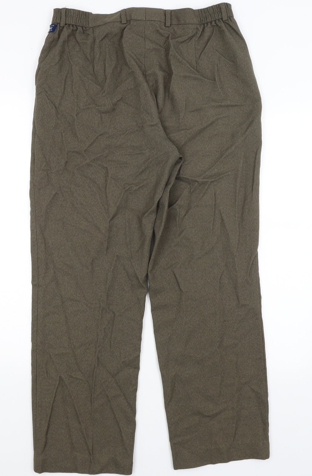 Womens UK Size 16 Brandtex Regular Fit  Green Trousers