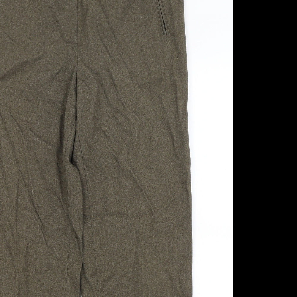 Womens UK Size 16 Brandtex Regular Fit  Green Trousers