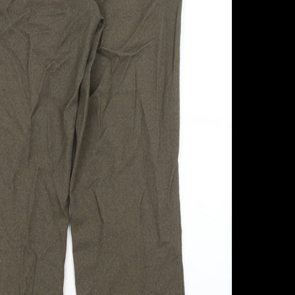 Womens UK Size 16 Brandtex Regular Fit  Green Trousers