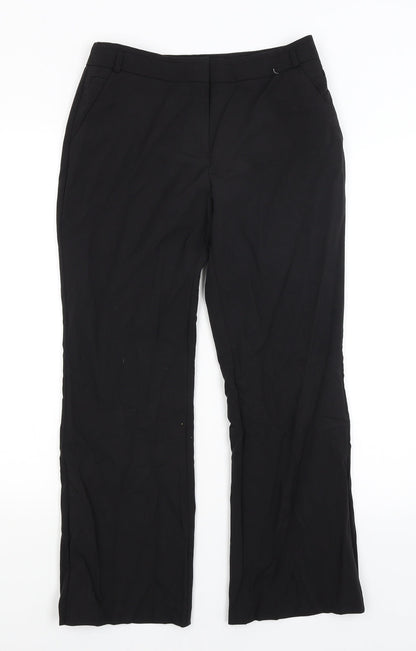 Womens UK Size 8 Dunnes Regular Fit  Black Trousers