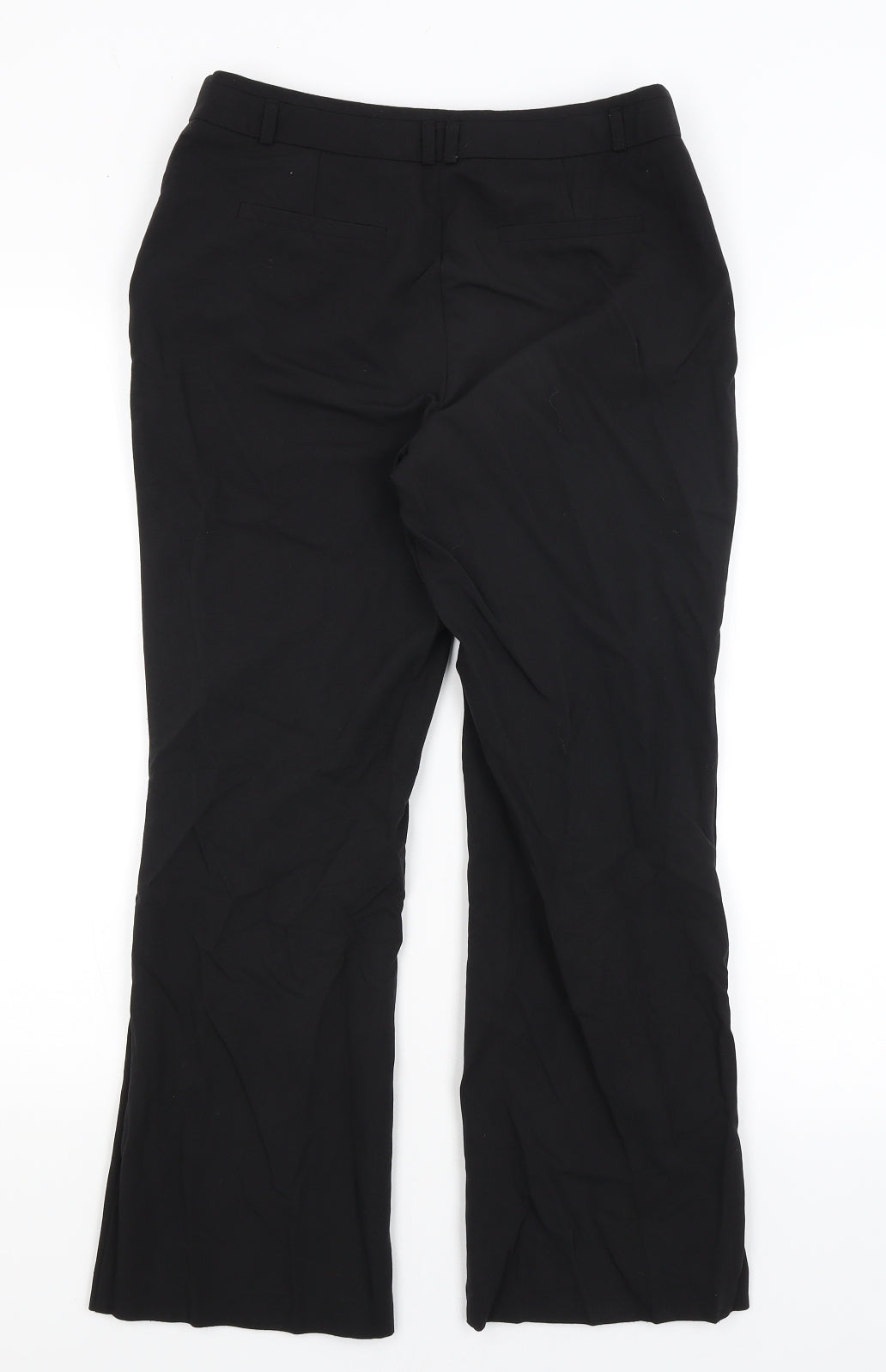 Womens UK Size 8 Dunnes Regular Fit  Black Trousers