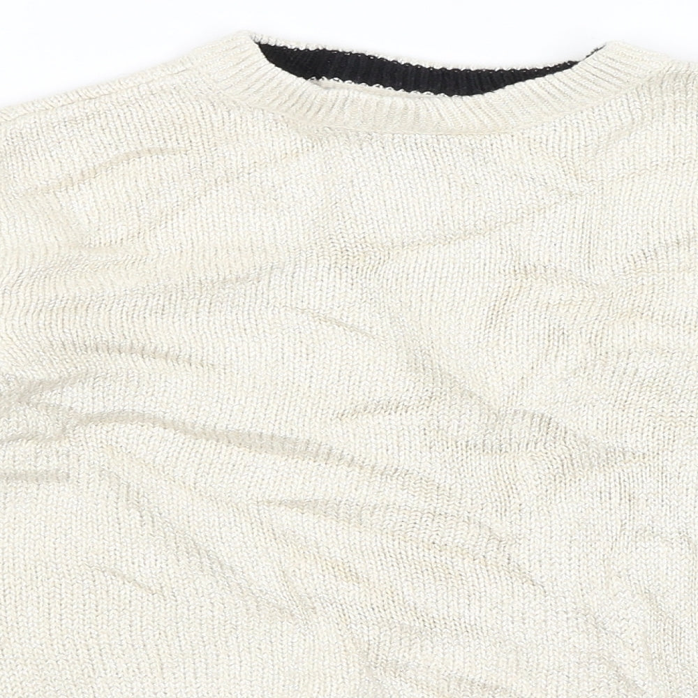 Gap Kids Girls Ivory   Pullover Jumper Size 8 Years  - Be One Of A Kind