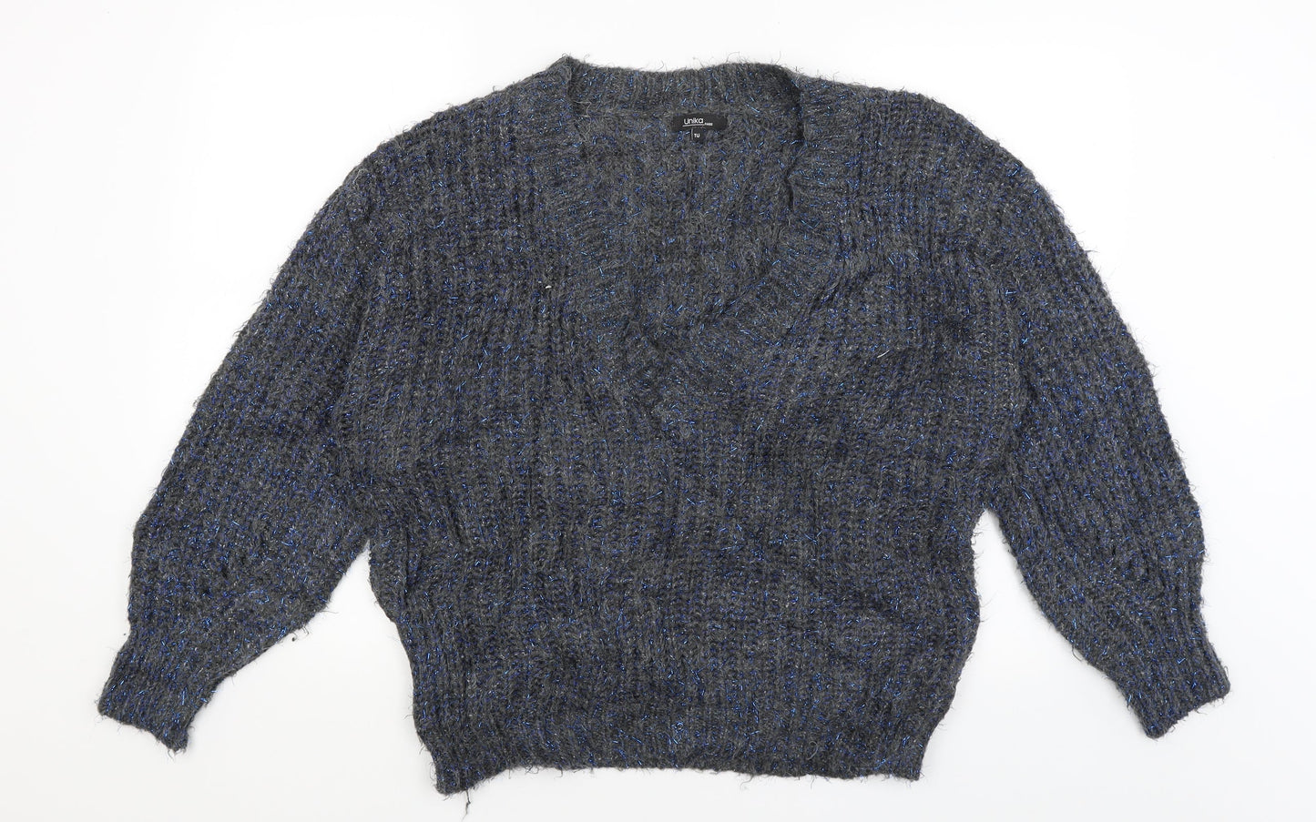 Unika Womens Blue   Pullover Jumper Size 16