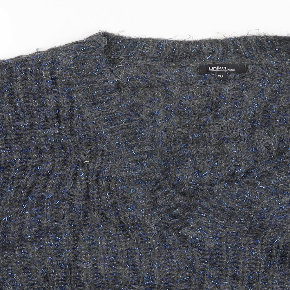 Unika Womens Blue   Pullover Jumper Size 16