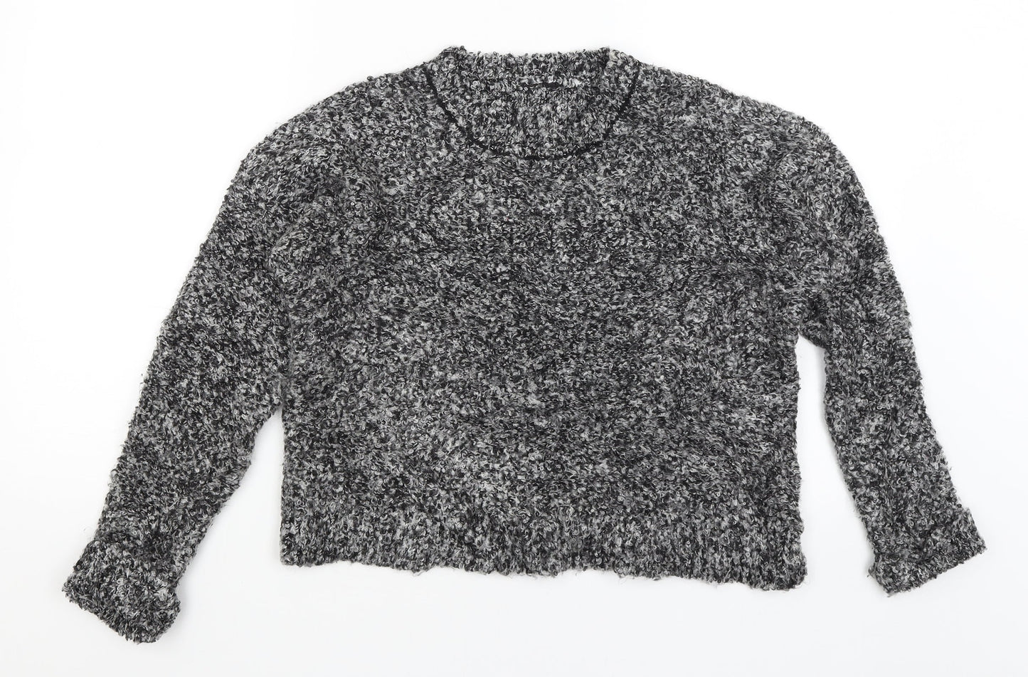 Womens UK Size 8 Topshop Grey Pullover Jumper