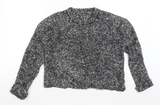 Womens UK Size 8 Topshop Grey Pullover Jumper
