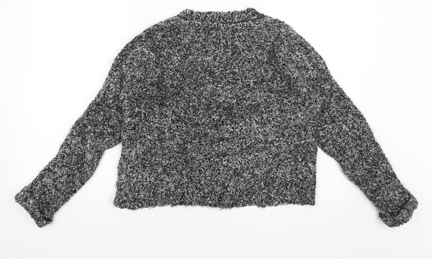 Womens UK Size 8 Topshop Grey Pullover Jumper