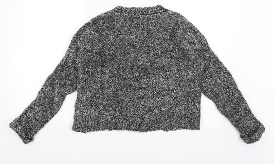 Womens UK Size 8 Topshop Grey Pullover Jumper