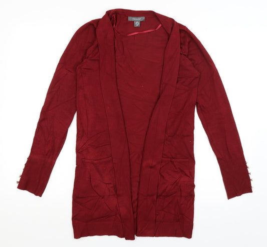 Primark Womens Red   Wrap Jumper Size 6