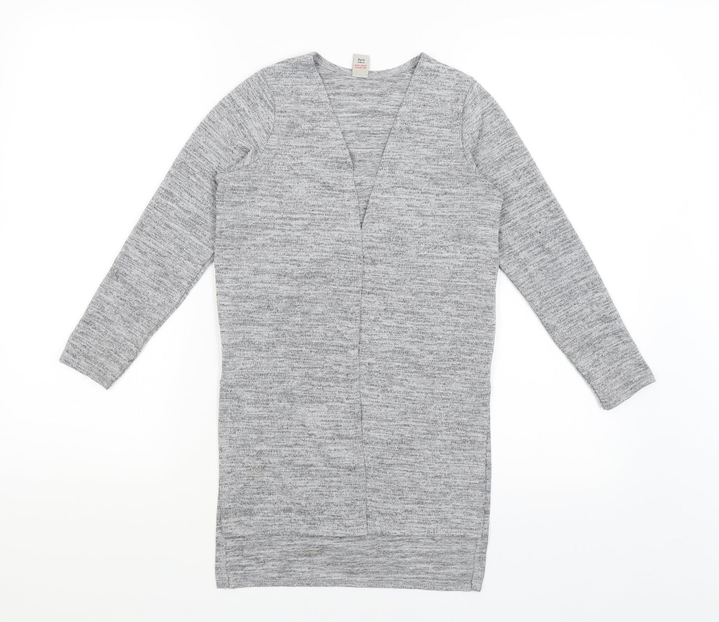 TU Girls Grey   Wrap Jumper Size 8 Years