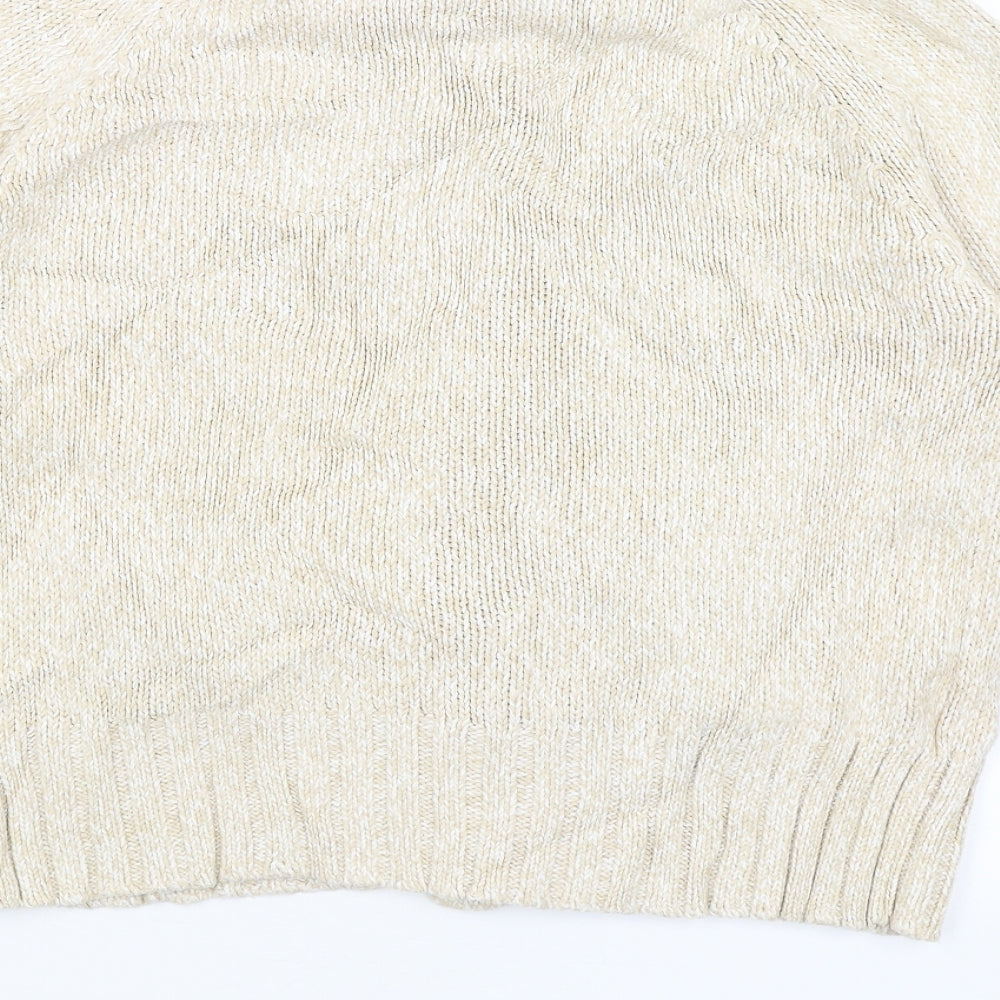 Womens UK Size 12 Papaya Ivory Cardigan Jumper