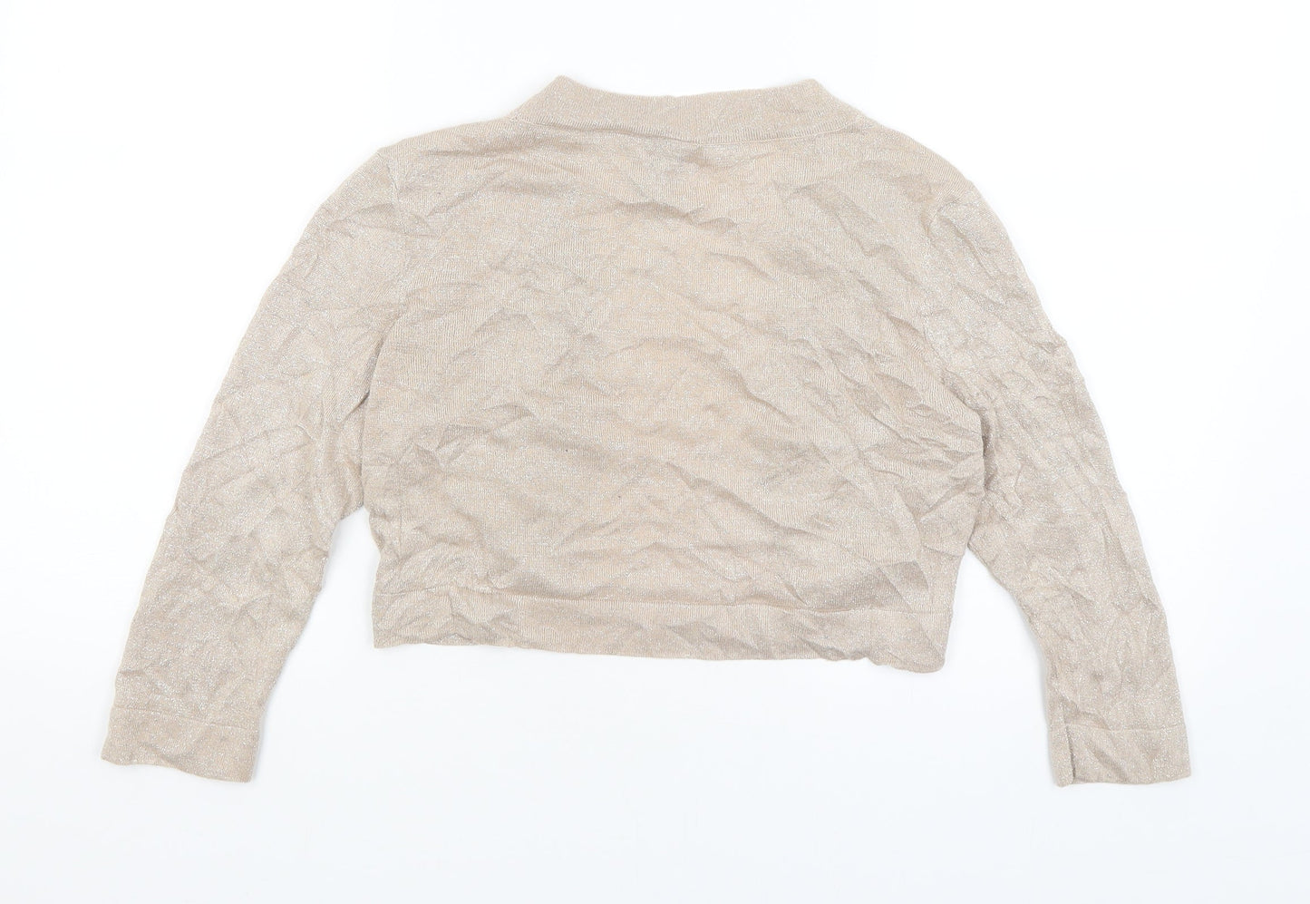 Gok for Tu Womens Gold   Wrap Jumper Size 14