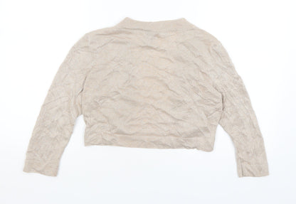 Gok for Tu Womens Gold   Wrap Jumper Size 14