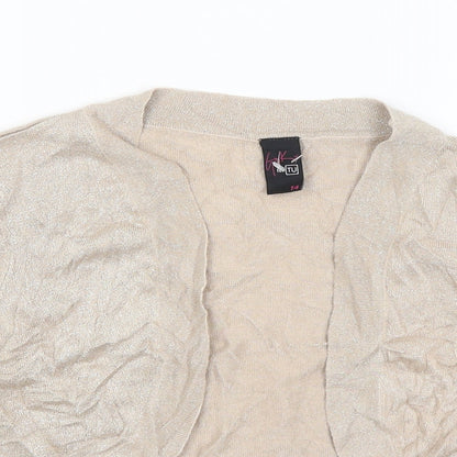 Gok for Tu Womens Gold   Wrap Jumper Size 14