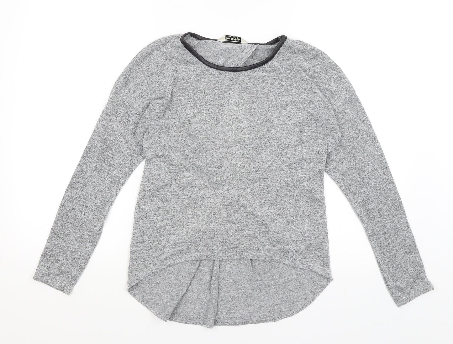 Miss Selfridge Womens Grey   Basic T-Shirt Size 8