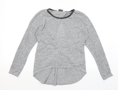 Miss Selfridge Womens Grey   Basic T-Shirt Size 8