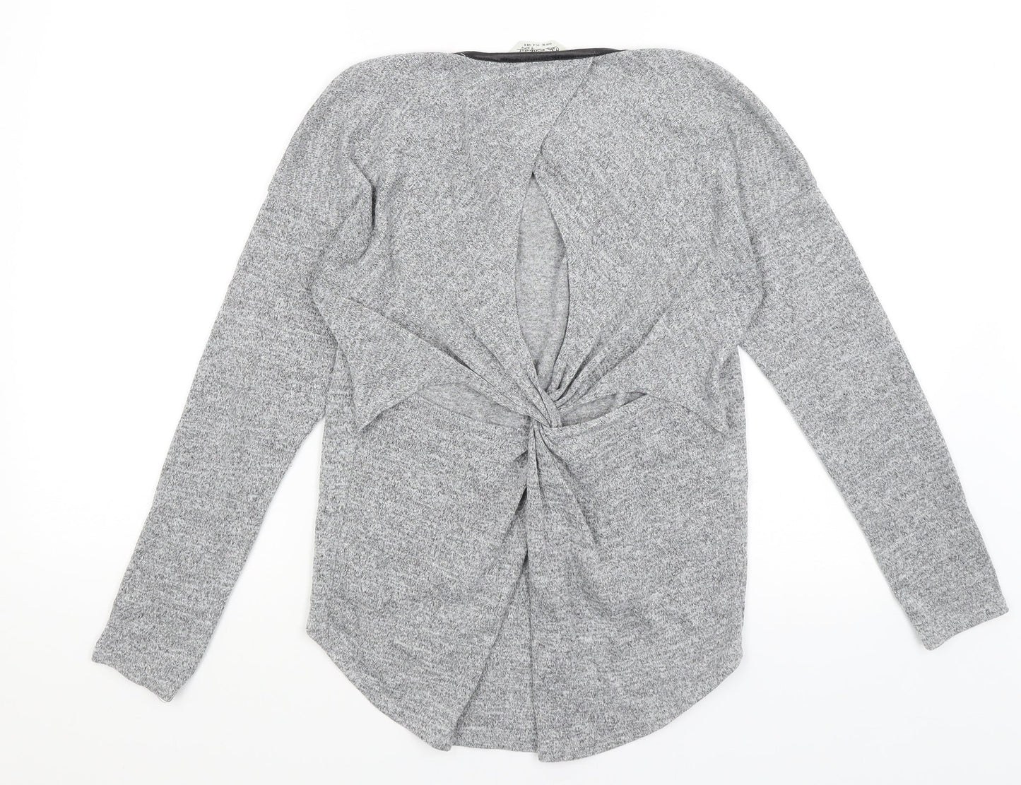 Miss Selfridge Womens Grey   Basic T-Shirt Size 8