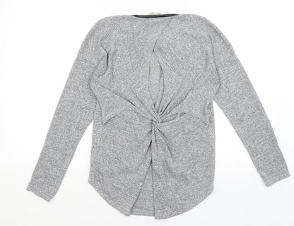 Miss Selfridge Womens Grey   Basic T-Shirt Size 8