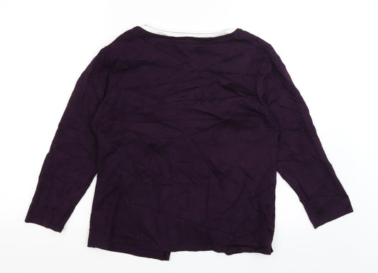 Womens UK Size M Roman Purple Cape Jumper