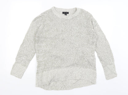 Womens UK Size S New Look Ivory Pullover Jumper