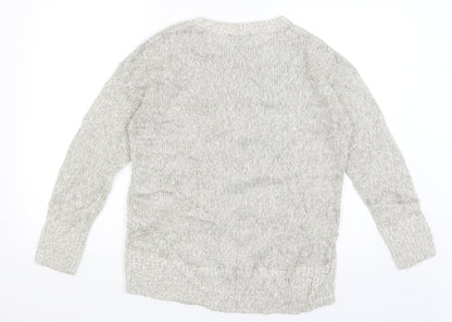 Womens UK Size S New Look Ivory Pullover Jumper