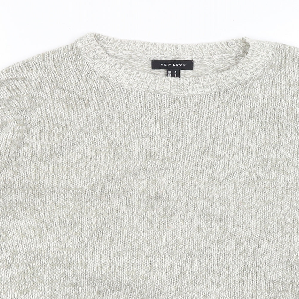 Womens UK Size S New Look Ivory Pullover Jumper