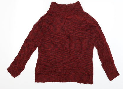 Pink Woman Womens Red   Pullover Jumper Size M