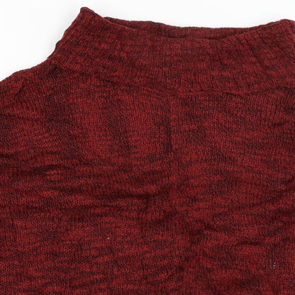 Pink Woman Womens Red   Pullover Jumper Size M