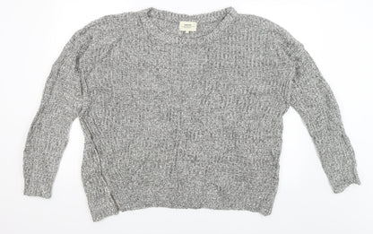 Papaya Mens Grey   Pullover Jumper Size L