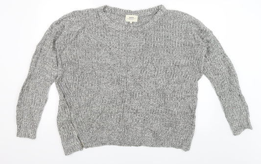 Papaya Mens Grey   Pullover Jumper Size L