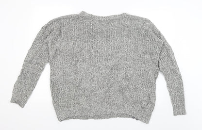 Papaya Mens Grey   Pullover Jumper Size L